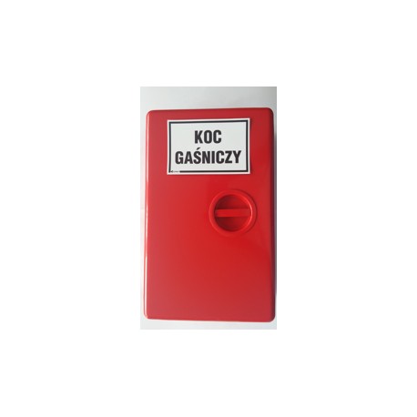 Szafka na koc gaśniczy metalowa.