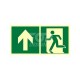 AE090 Kierunek do wyjścia ewakuacyjnego w górę (lewy)