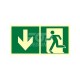 AE094 Kierunek do wyjścia ewakuacyjnego w dół (lewy)