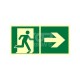 AE097 Kierunek do wyjścia ewakuacyjnego w prawo