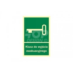 AC026 Klucz do wyjścia ewakuacyjnego