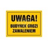 OA038 Uwaga! Budynek grozi zawaleniem